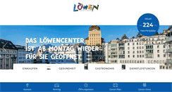 Desktop Screenshot of loewencenter.ch