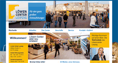 Desktop Screenshot of loewencenter.de